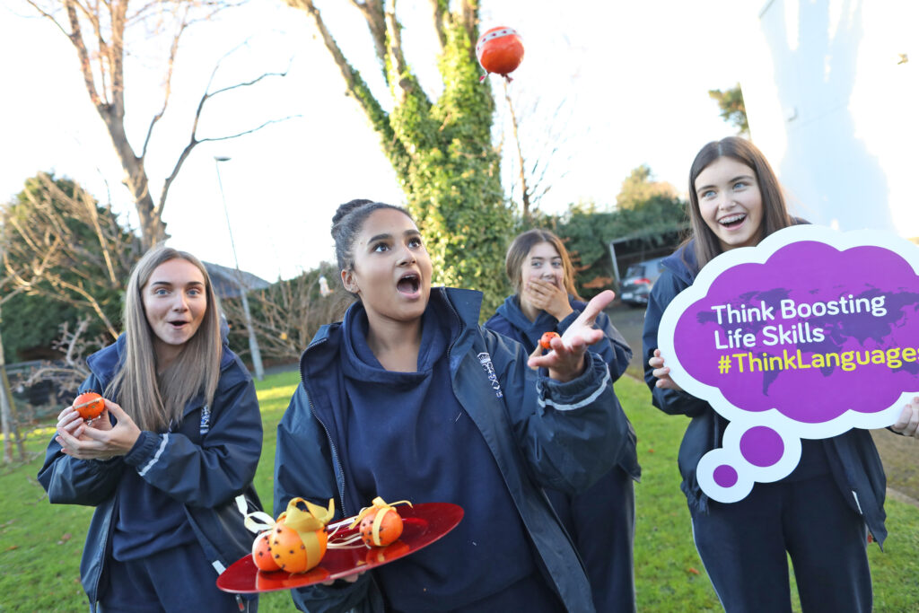 ThinkLanguages Dublin Manor House Students outside