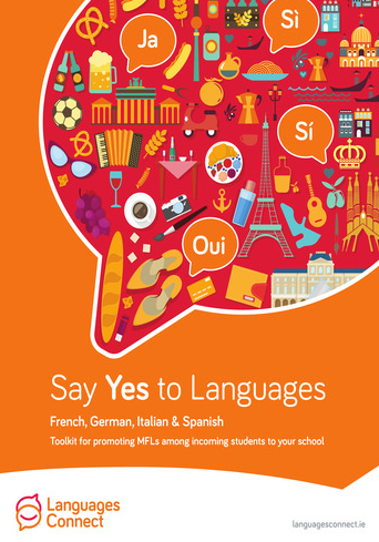 Front cover of Say Yes to Languages Open Night Toolkit Cover