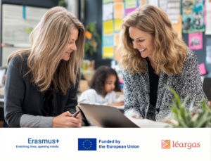 Erasmus Upskilling images and logos